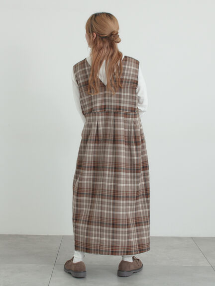 ◎ジャンパースカート（グレー/ブラック/ベージュ/ブラウン）｜Samansa Mos2（サマンサ モスモス）通販