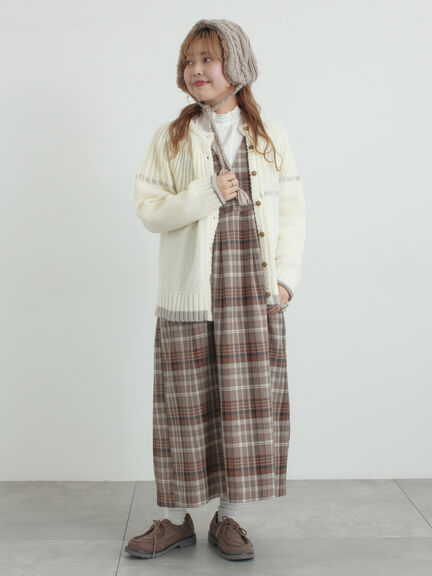 ◎ジャンパースカート（グレー/ブラック/ベージュ/ブラウン）｜Samansa Mos2（サマンサ モスモス）通販