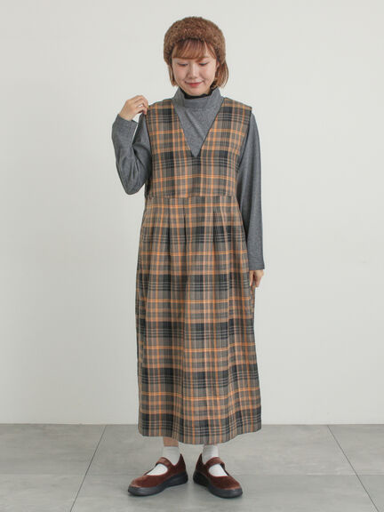 ◎ジャンパースカート（グレー/ブラック/ベージュ/ブラウン）｜Samansa Mos2（サマンサ モスモス）通販