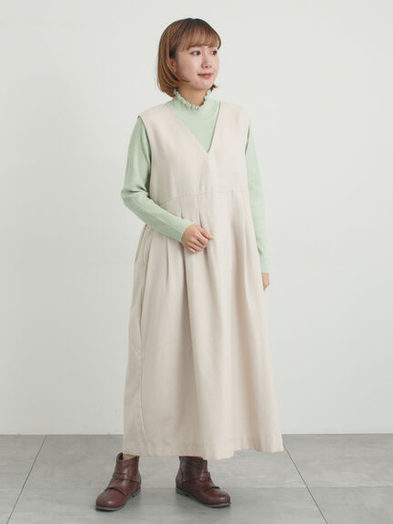 ◎ジャンパースカート（グレー/ブラック/ベージュ/ブラウン）｜Samansa Mos2（サマンサ モスモス）通販