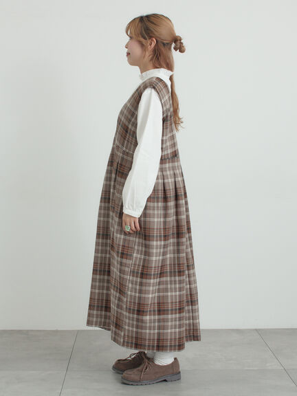 ◎ジャンパースカート（グレー/ブラック/ベージュ/ブラウン）｜Samansa Mos2（サマンサ モスモス）通販