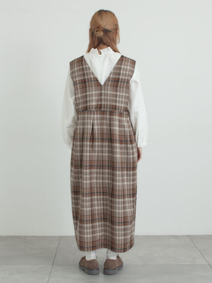 ◎ジャンパースカート（グレー/ブラック/ベージュ/ブラウン）｜Samansa Mos2（サマンサ モスモス）通販