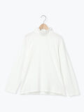 【保温加工】衿レース重ね着風タートルインナー（オフホワイト）｜Samansa Mos2（サマンサ モスモス）通販