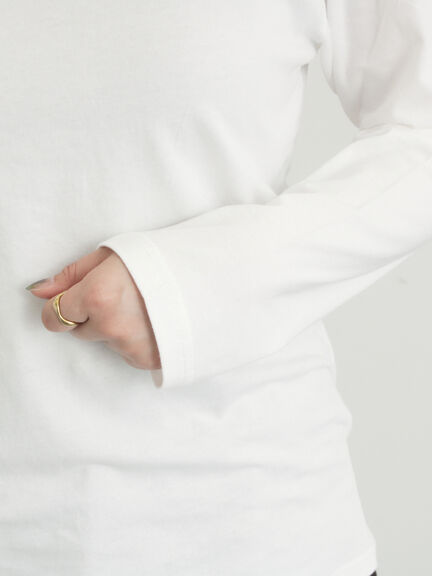 【保温加工】衿レース重ね着風タートルインナー（オフホワイト/チャコールグレー/ピンク/ベージュ）｜Samansa Mos2（サマンサ モスモス）通販