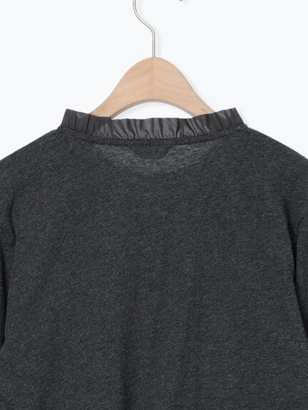 ◎襟フリルカットソー（オフホワイト/グレー/ブラック/ベージュ）｜Samansa Mos2（サマンサ モスモス）通販