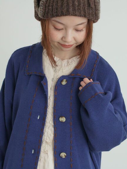 カーディガン(ブルー/青系)｜レディースファッション通販のCAN ONLINE SHOP