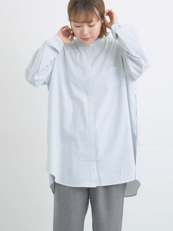 【保温加工】チュニック（ブルー）｜Samansa Mos2（サマンサ モスモス）通販