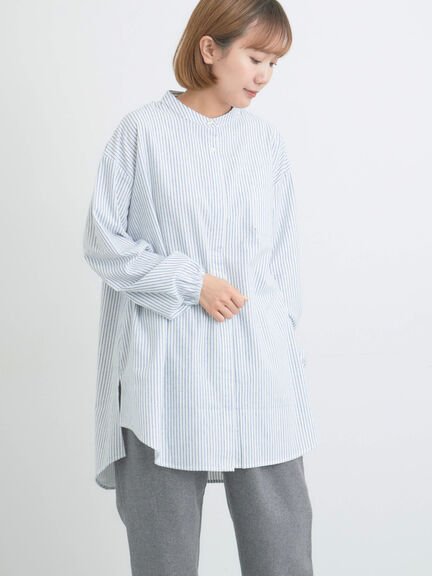 【保温加工】チュニック（オフホワイト/チャコールグレー/ブルー/ネイビー）｜Samansa Mos2（サマンサ モスモス）通販