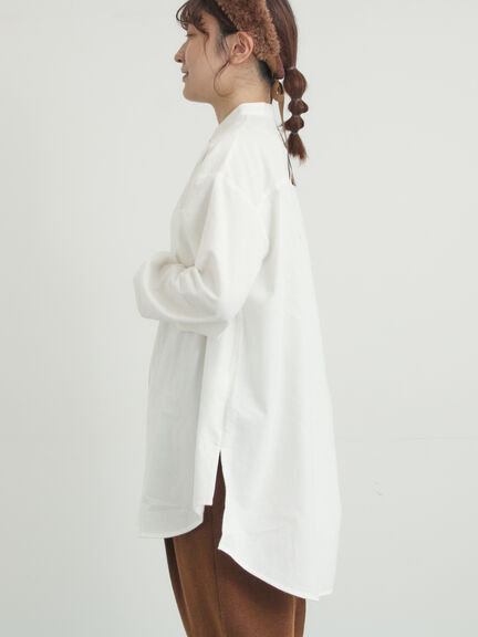 【保温加工】チュニック（オフホワイト/チャコールグレー/ブルー/ネイビー）｜Samansa Mos2（サマンサ モスモス）通販