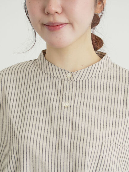 【保温加工】チュニック（オフホワイト/チャコールグレー/ブルー/ネイビー）｜Samansa Mos2（サマンサ モスモス）通販