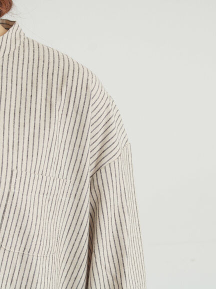 【保温加工】チュニック（オフホワイト/チャコールグレー/ブルー/ネイビー）｜Samansa Mos2（サマンサ モスモス）通販