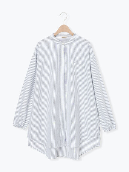 【保温加工】チュニック（オフホワイト/チャコールグレー/ブルー/ネイビー）｜Samansa Mos2（サマンサ モスモス）通販