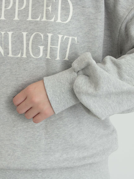 裏毛3Dレース襟付きスウェット（オフホワイト/グレー/ブラック/ブラウン）｜Samansa Mos2（サマンサ モスモス）通販