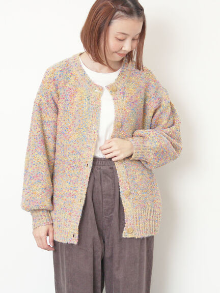 ぽこぽこヤーン前後2WAYニット（レッド/ベージュ/ネイビー）｜Samansa Mos2（サマンサ モスモス）通販