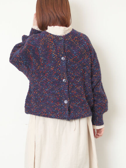 ぽこぽこヤーン前後2WAYニット（レッド/ベージュ/ネイビー）｜Samansa Mos2（サマンサ モスモス）通販