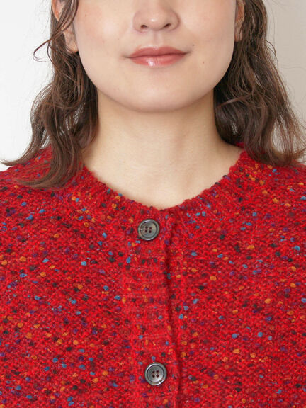 ぽこぽこヤーン前後2WAYニット（レッド/ベージュ/ネイビー）｜Samansa Mos2（サマンサ モスモス）通販