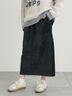 カットコーデュロイナロースカート（グレー/ブラック/クリーム）｜Samansa Mos2（サマンサ モスモス）通販