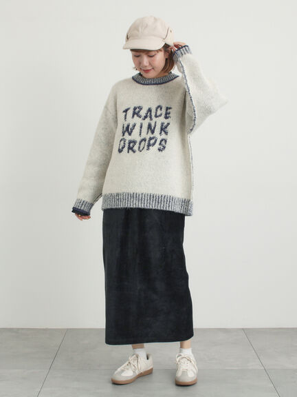 カットコーデュロイナロースカート（グレー/ブラック/クリーム）｜Samansa Mos2（サマンサ モスモス）通販
