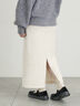 カットコーデュロイナロースカート（グレー/ブラック/クリーム）｜Samansa Mos2（サマンサ モスモス）通販