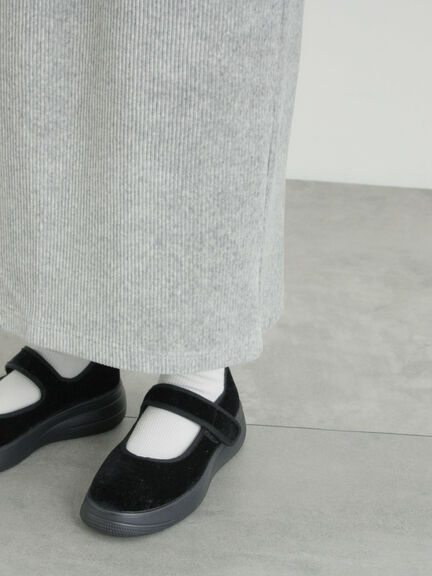 カットコーデュロイナロースカート（グレー/ブラック/クリーム）｜Samansa Mos2（サマンサ モスモス）通販