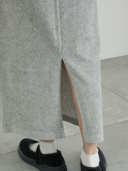 カットコーデュロイナロースカート（グレー/ブラック/クリーム）｜Samansa Mos2（サマンサ モスモス）通販