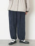 【M/Lサイズ】裾絞りタックパンツ（ネイビー）｜Samansa Mos2（サマンサ モスモス）通販