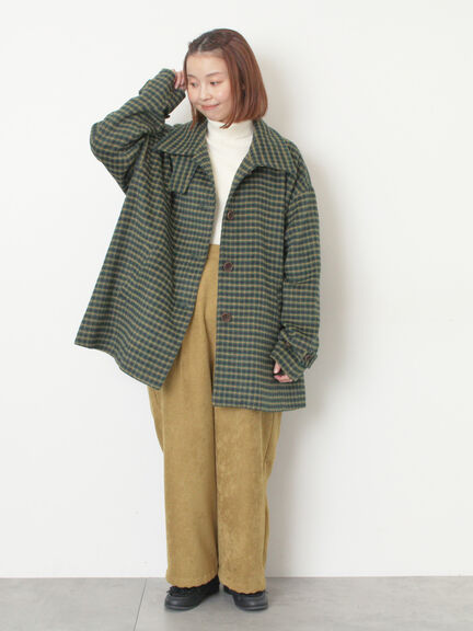 【M/Lサイズ】裾絞りタックパンツ（オフホワイト/ピンク/カーキ/ネイビー）｜Samansa Mos2（サマンサ モスモス）通販