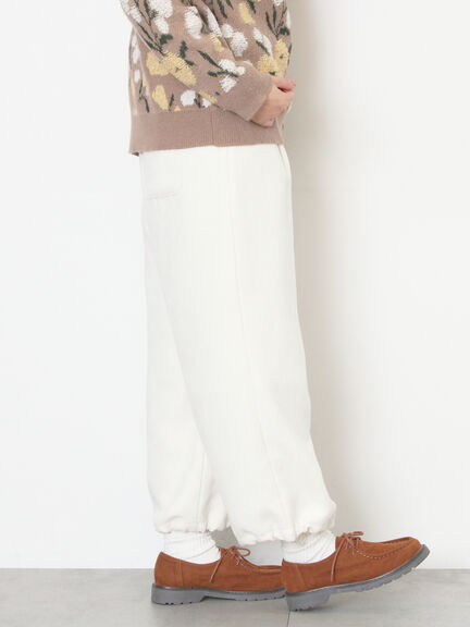 【M/Lサイズ】裾絞りタックパンツ（オフホワイト/ピンク/カーキ/ネイビー）｜Samansa Mos2（サマンサ モスモス）通販