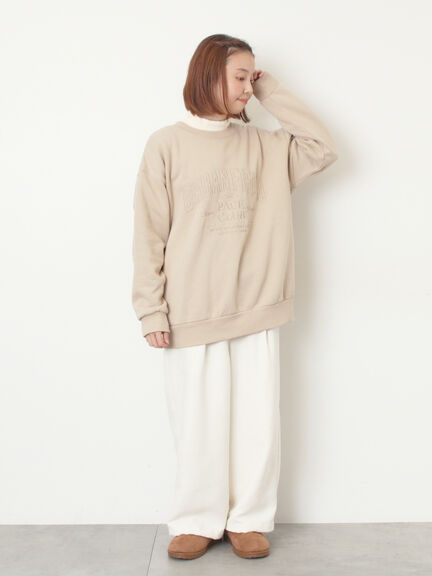 【M/Lサイズ】裾絞りタックパンツ（オフホワイト/ピンク/カーキ/ネイビー）｜Samansa Mos2（サマンサ モスモス）通販