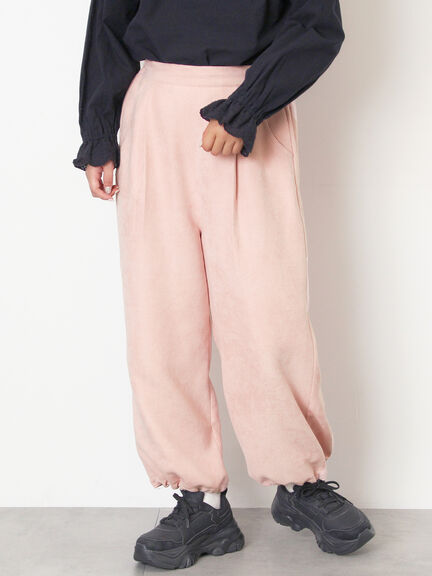 【M/Lサイズ】裾絞りタックパンツ（オフホワイト/ピンク/カーキ/ネイビー）｜Samansa Mos2（サマンサ モスモス）通販