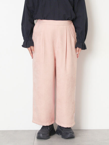 【M/Lサイズ】裾絞りタックパンツ（オフホワイト/ピンク/カーキ/ネイビー）｜Samansa Mos2（サマンサ モスモス）通販