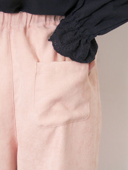 【M/Lサイズ】裾絞りタックパンツ（オフホワイト/ピンク/カーキ/ネイビー）｜Samansa Mos2（サマンサ モスモス）通販