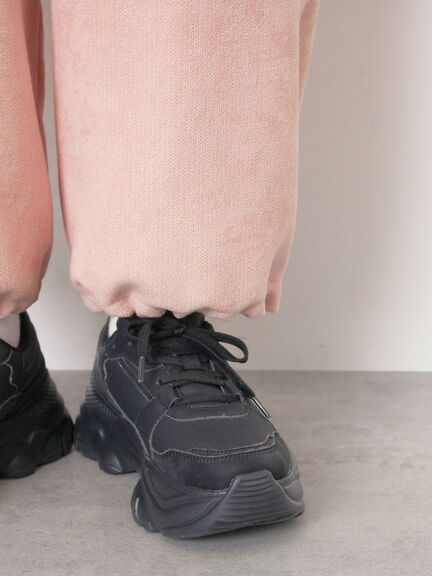 【M/Lサイズ】裾絞りタックパンツ（オフホワイト/ピンク/カーキ/ネイビー）｜Samansa Mos2（サマンサ モスモス）通販