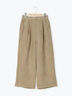 【M/Lサイズ】裾絞りタックパンツ（オフホワイト/ピンク/カーキ/ネイビー）｜Samansa Mos2（サマンサ モスモス）通販