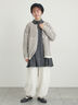 シャーリング切替チュニック（グレー/チャコールグレー/モカ/ミント）｜Samansa Mos2（サマンサ モスモス）通販