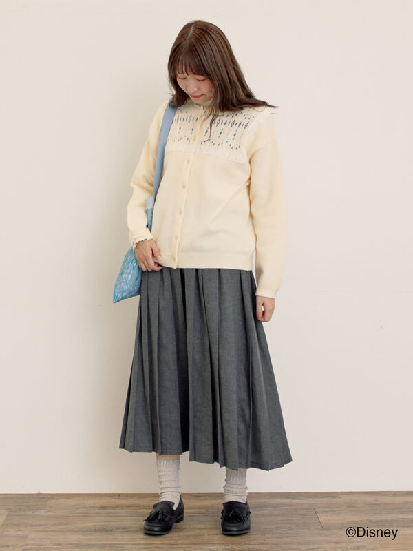 セール】 【Disney】アナと雪の女王/レース切替カーディガン