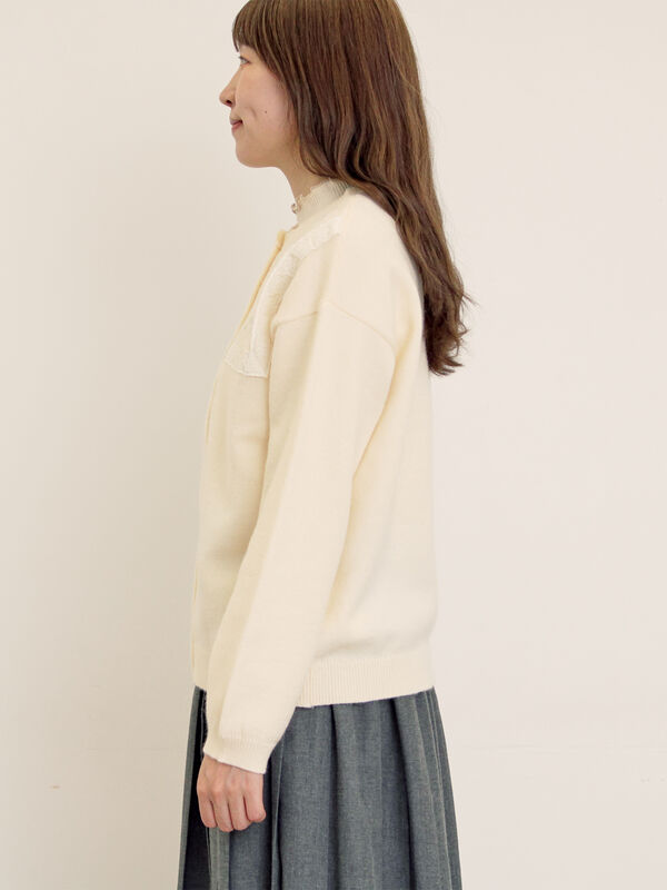 セール】 【Disney】アナと雪の女王/レース切替カーディガン