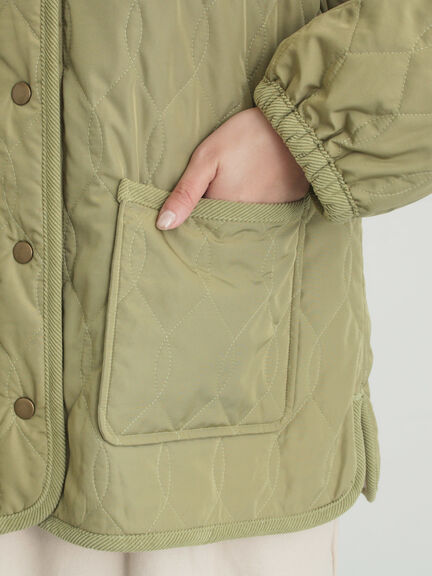 リバーシブルボアブルゾン（ブラック/グリーン/カーキ/キナリ）｜Samansa Mos2（サマンサ モスモス）通販