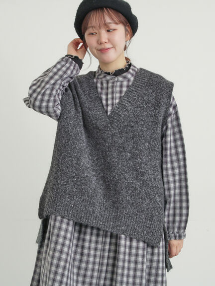 Special guest Version 02 ベスト グレー ベスト(グレー/灰色系)｜レディースファッション通販のCAN ONLINE SHOP