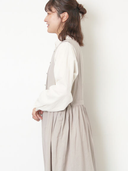 【WEB限定】バックスリットジャンスカ（グレー/ブラック）｜Samansa Mos2（サマンサ モスモス）通販