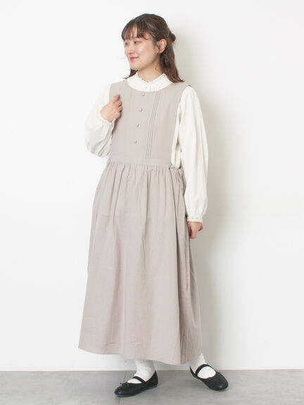 【WEB限定】バックスリットジャンスカ（グレー/ブラック）｜Samansa Mos2（サマンサ モスモス）通販