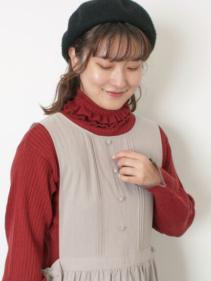 【WEB限定】バックスリットジャンスカ（グレー/ブラック）｜Samansa Mos2（サマンサ モスモス）通販