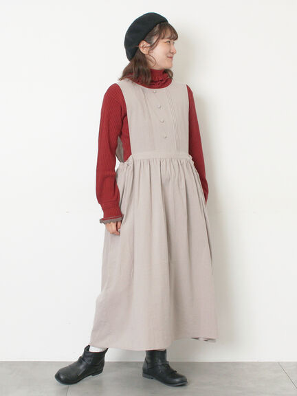 【WEB限定】バックスリットジャンスカ（グレー/ブラック）｜Samansa Mos2（サマンサ モスモス）通販