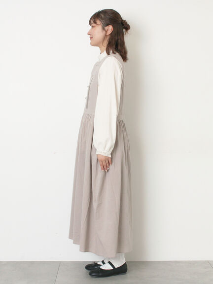 【WEB限定】バックスリットジャンスカ（グレー/ブラック）｜Samansa Mos2（サマンサ モスモス）通販