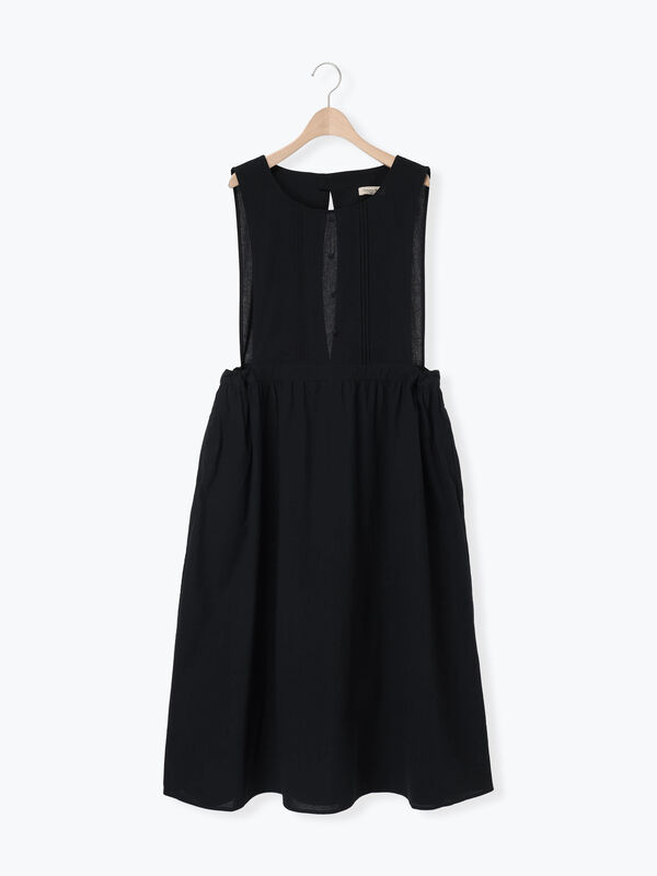 WEB限定】バックスリットジャンスカ（グレー/ブラック/ワンピース