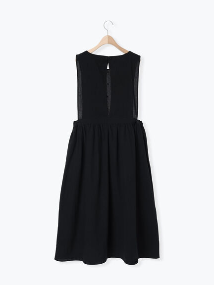 【WEB限定】バックスリットジャンスカ（グレー/ブラック）｜Samansa Mos2（サマンサ モスモス）通販