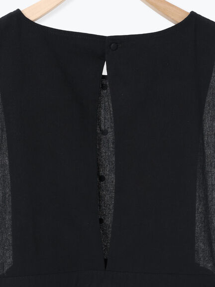 【WEB限定】バックスリットジャンスカ（グレー/ブラック）｜Samansa Mos2（サマンサ モスモス）通販