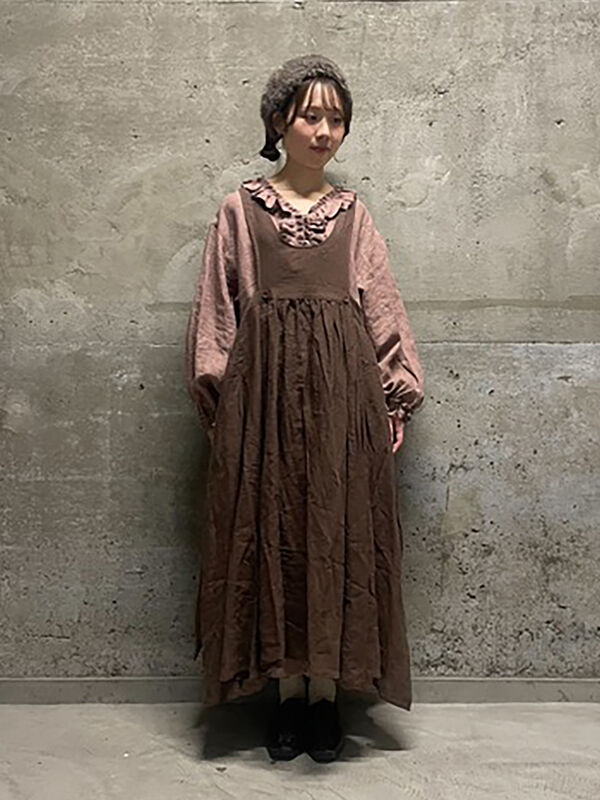 SM2 立川限定 サマンサモスモス リネンエプロンワンピース オフ SM2 立川限定 サマンサモスモス リネンエプロンワンピース オフ 立川