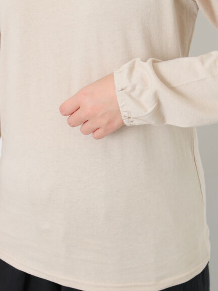 ドビーフリル襟カットソー（オフホワイト/ブラック/ベージュ）｜Samansa Mos2（サマンサ モスモス）通販