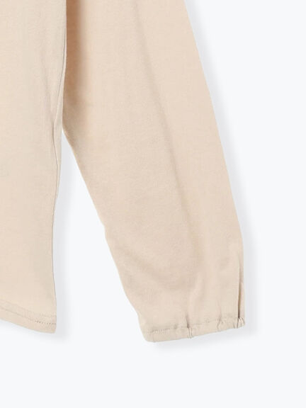 ドビーフリル襟カットソー（オフホワイト/ブラック/ベージュ）｜Samansa Mos2（サマンサ モスモス）通販